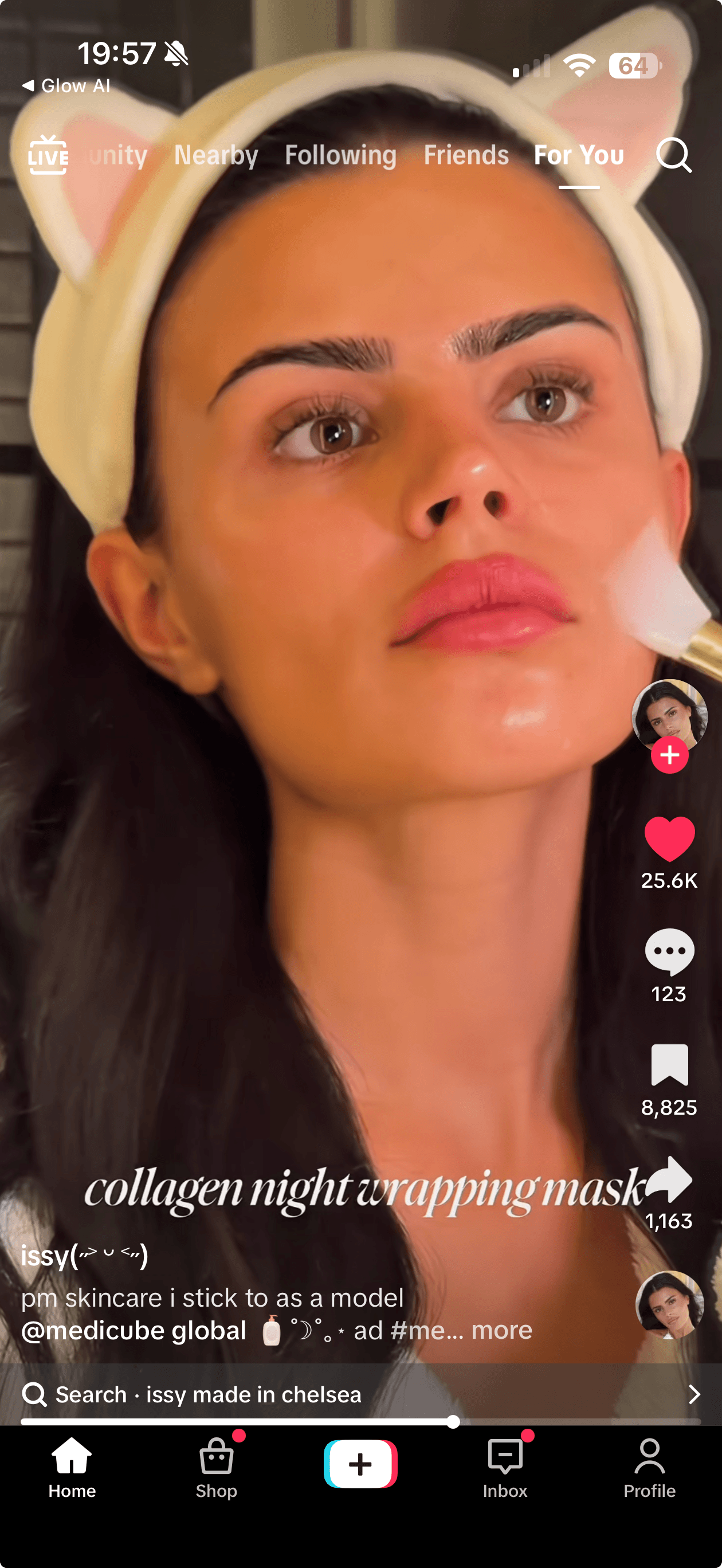 TikTok beauty video ready to share with Glow AI